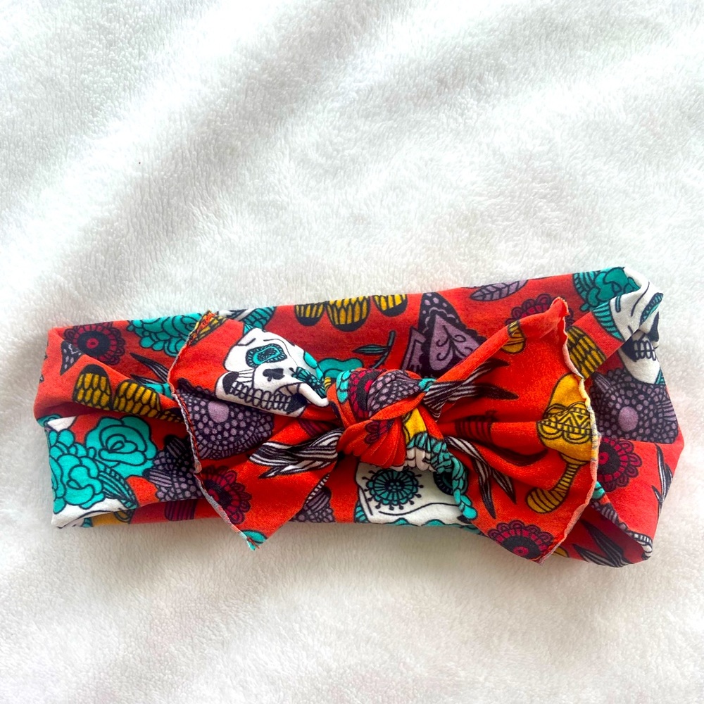 Baby bling bow Halloween